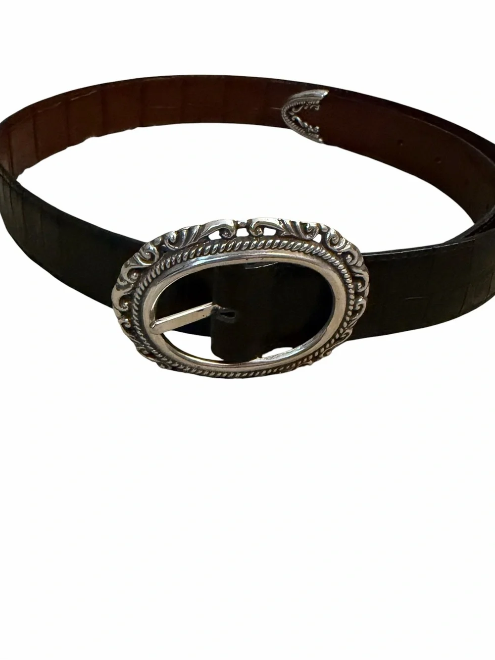 Brighton Brown Leather Belt Reversible